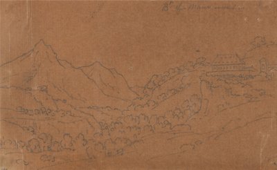 Bramans der Maurienne von John Robert Cozens